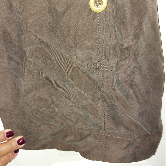 Silk Cargo Jumpsuit - Picture 2 of 12